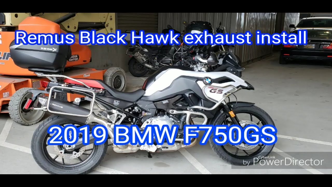 How to install Remus Blackhawk exhaust on 2019 BMW F750 F850 GS GSA Motorcycle