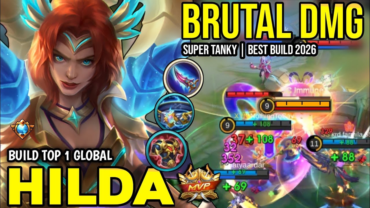 HILDA BEST BUILD 2026 | BUILD TOP 1 GLOBAL HILDA GAMEPLAY | MOBILE LEGENDS✓
