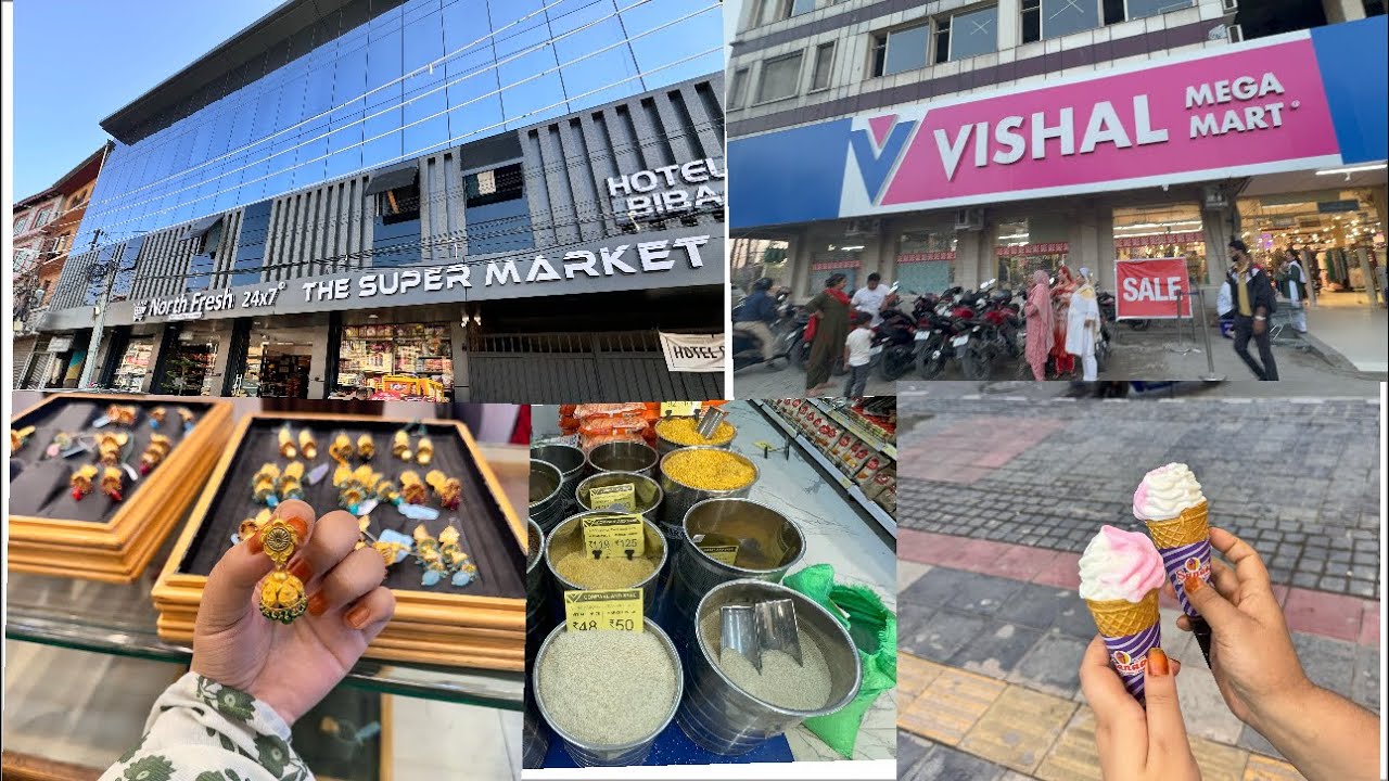 North Fresh Supermarket Srinagar 👌||jewellery shopping || vishal mega mart #kashmir @aimee3268