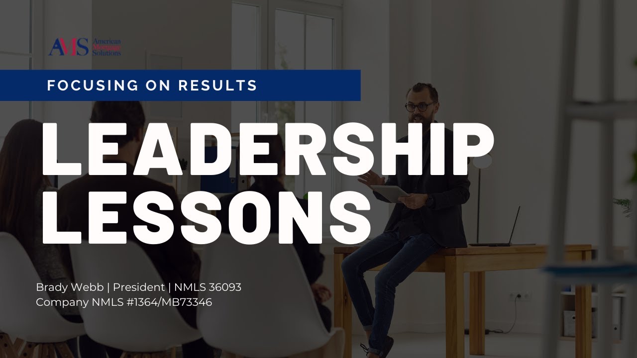 Focusing on Results: Leadership Lessons from Brady Webb