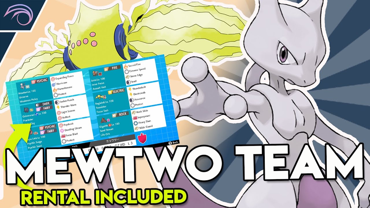 SERIES 8 MEWTWO TEAM VGC 2021 Competitive Pokemon Sword and Shield