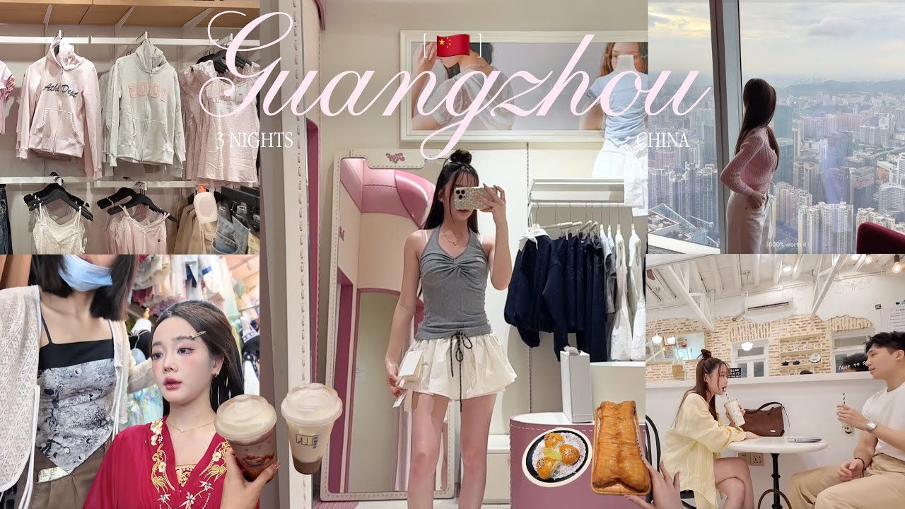 [SUB] 🇨🇳Guangzhou Vlog🎀 | พาเที่ยวกวางโจว, shopping spot + HANFU photoshoot🪭📸 | Beamsareeda
