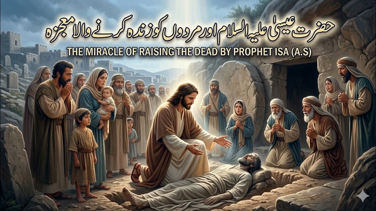 حضرت عیسی اور مُردوں کو زندہ کرنے کا عظیم معجزہ | ایک روح ہلا دینے والا ایمان افروز واقعہ