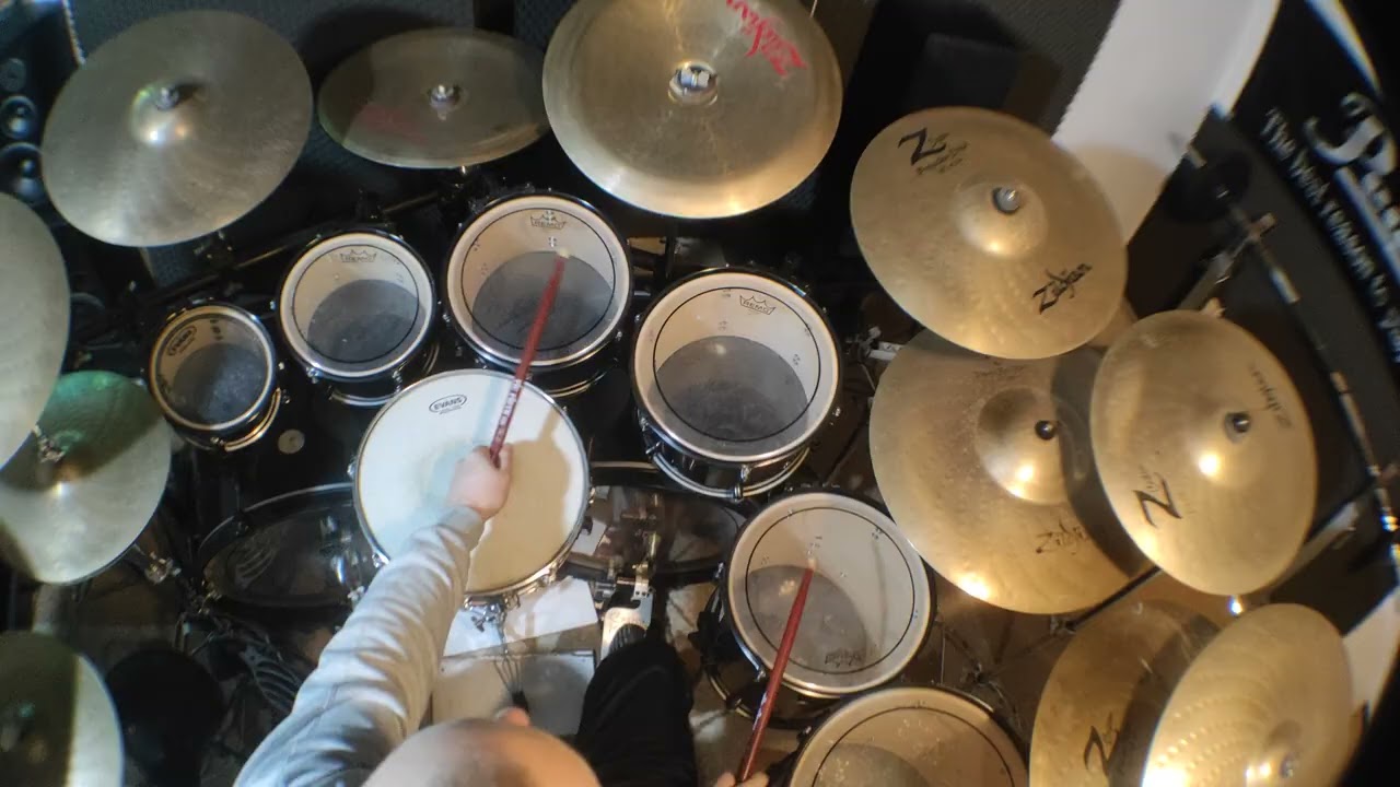 Behemoth - O Father O Satan O San (drum cover)(4K)(Mareczko drummer na YouTube)(👹🥁🖥️)#drummer #hit !