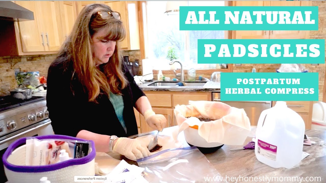 Postpartum Compress Recipe | Natural Padsicles