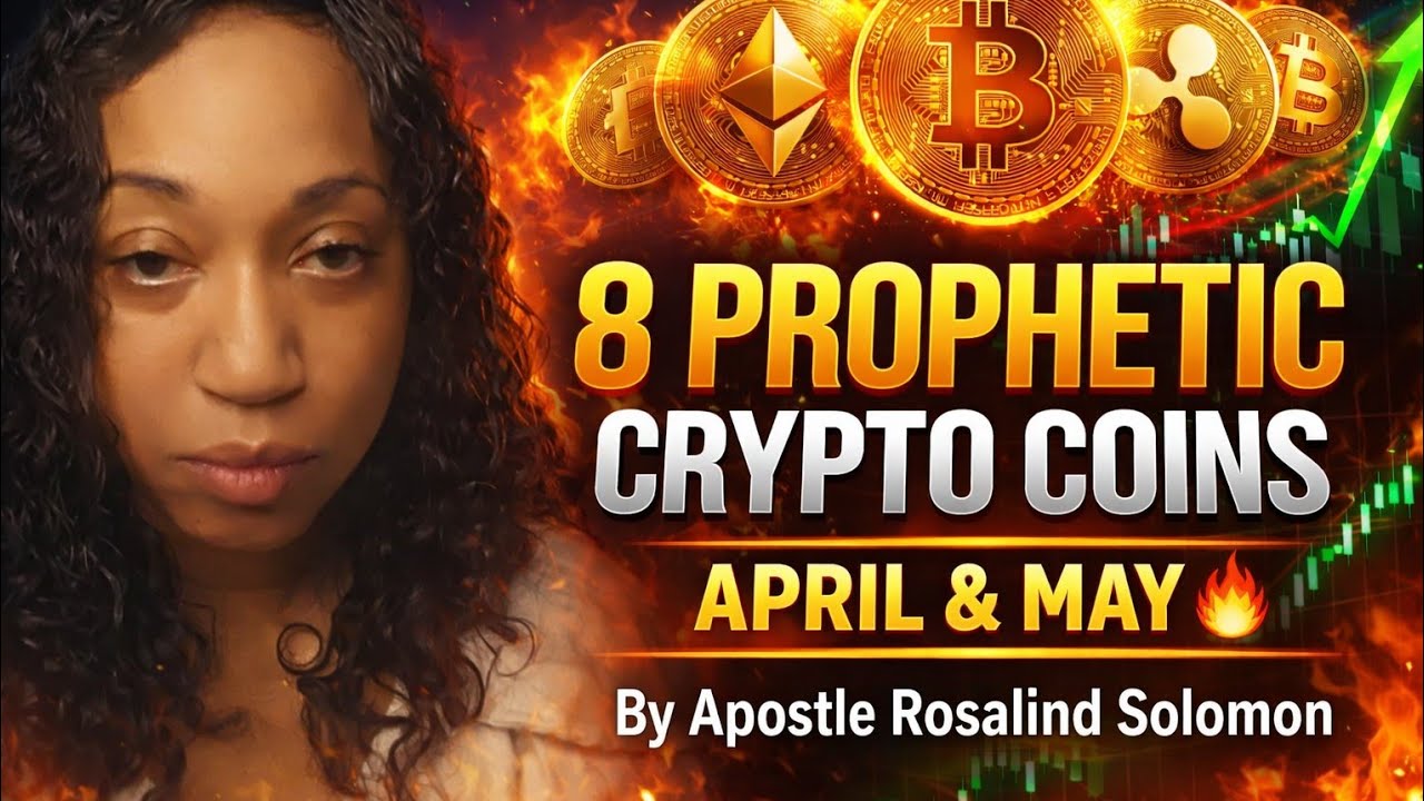 8 Prophetic Crypto Coins For April & May By Rosalind Solomon