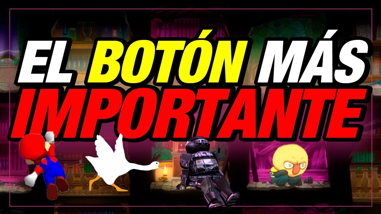 UN SOLO BOT&Oacute;N PUEDE DAR VIDA A UN VIDEOJUEGO