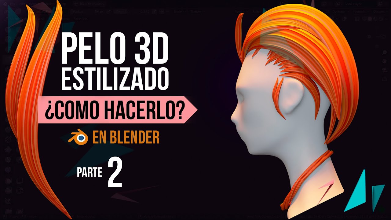 Tutorial crea pelo en Blender con esta técnica - Parte 2 -  Shading