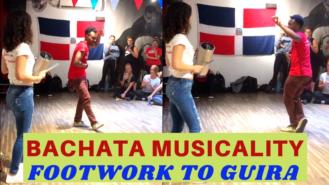 Bachata Footwork: Live Guira Syncopations
