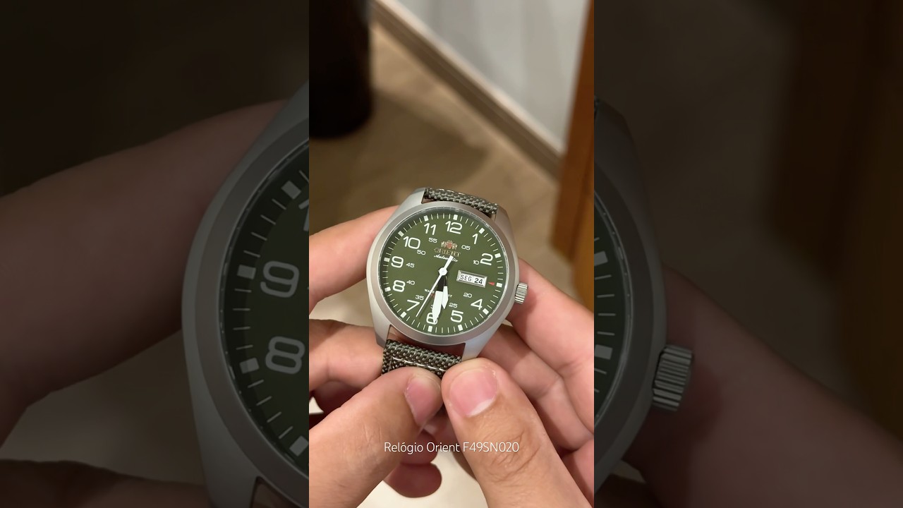 Rel&oacute;gio Orient 3 estrelas F49SN020 Militar. Melhor custo benef&iacute;cio de rel&oacute;gio. #relogio #orient