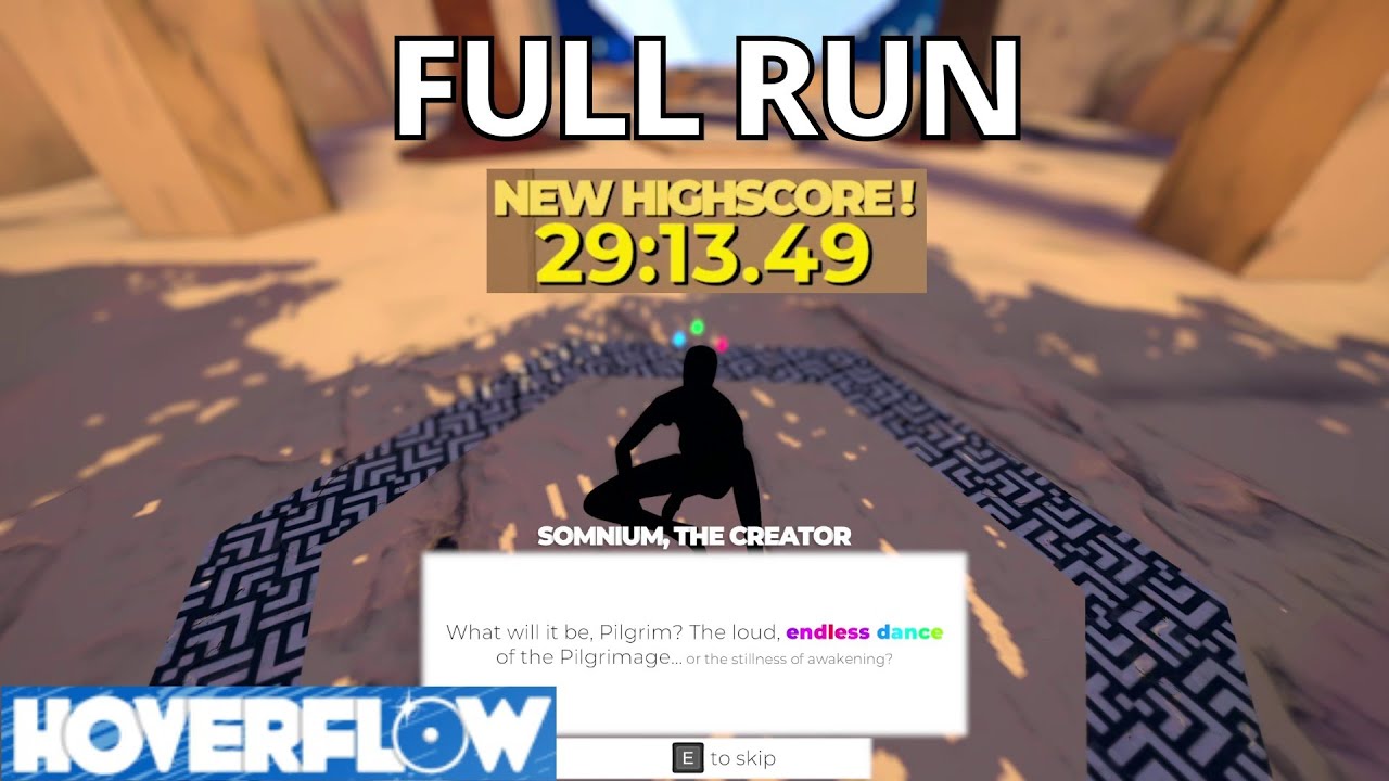 Hoverflow Full Game Run (Blue Moon Challenge) - 29:13 [0.39]