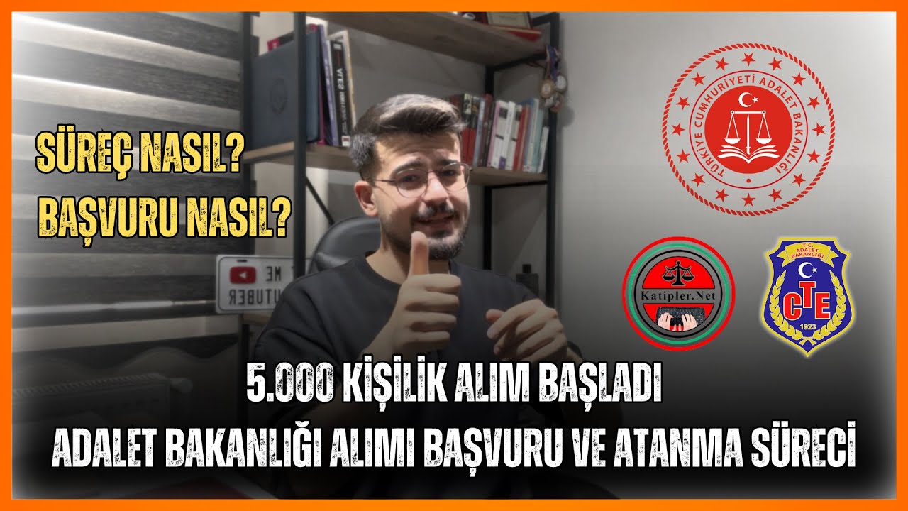 ADALET BAKANLIĞI KPSS ORTAÖĞRETİM ALIMI | GARDİYAN VE KATİP