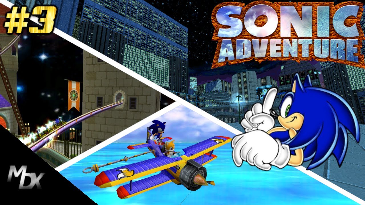 Schießen, Fahren und Wolkenkratzer Runterrennen / Sonic Adventure #3 Deutsch QHD