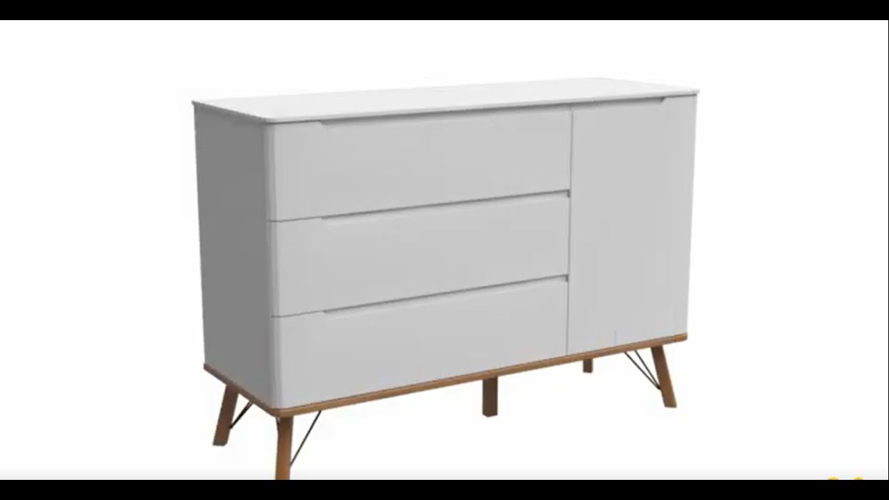 Cômoda Albi - Manual de montagem