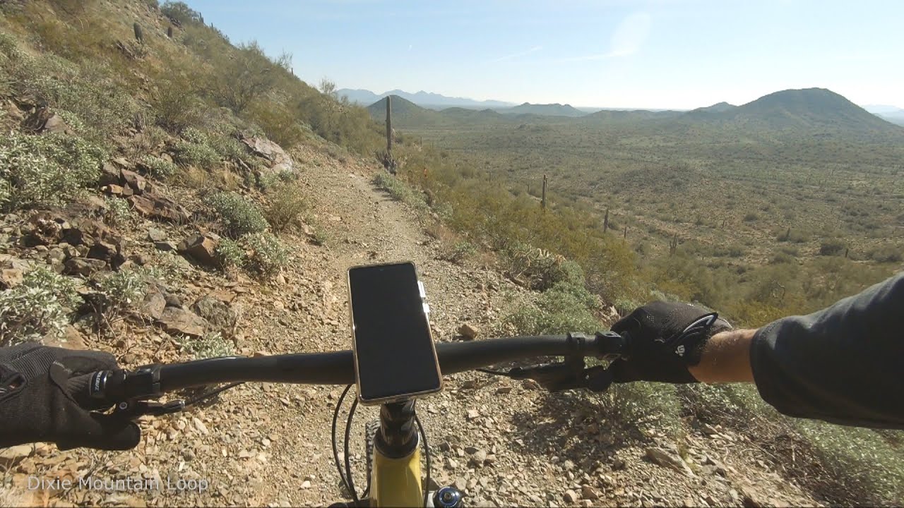 Mountain Biking the Great Horned Owl Loop to Dixie Mountain Loop