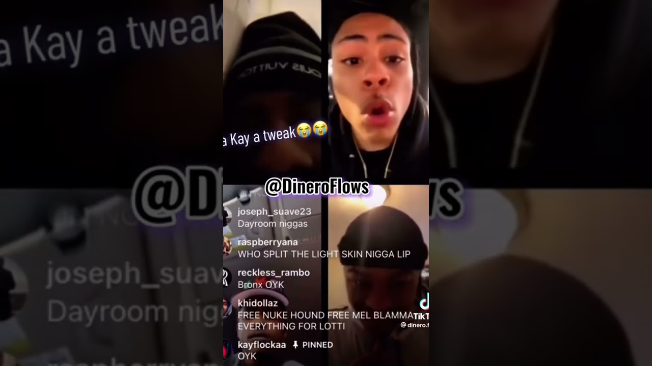 Kay Flock bugging on ig Live