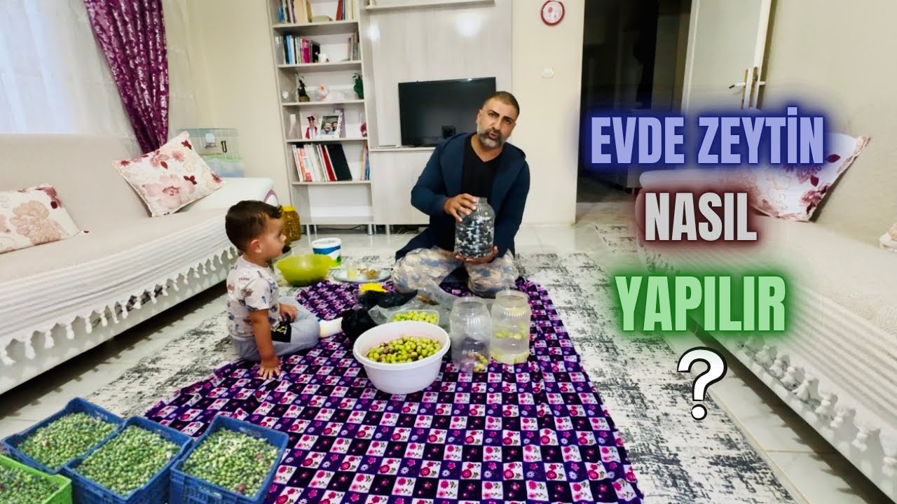 Evde Kırmalık ve Çizmelik Zeytin Nasıl Yapılır? How to Make Crushed and Pickled Olives at Home?