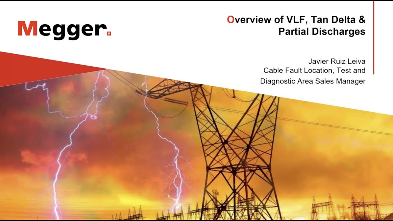 Virtual Cable Best Practices Seminar - Day 1 - MV Cable Test & Diagnostics Application and Tools