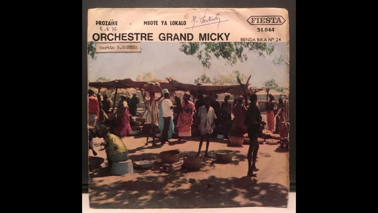 Orchestre Grand Micky – Mbote Ya Lokalo (1970, Fiesta - 51.044)