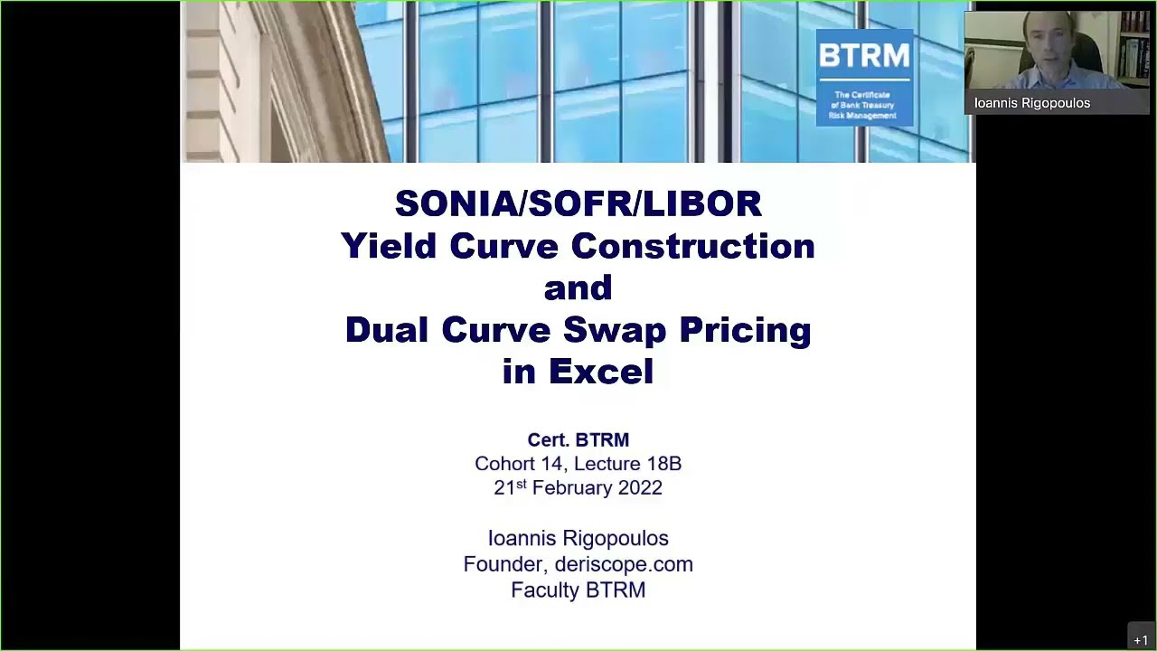 Rigopoulos' BTRM lecture on yield curves in February 2022