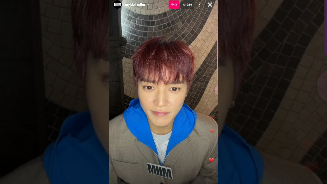 Taeyong Instagram Live on MIIM (My Idol Is Mine) account🌹#leetaeyong #태용 #taeyongnct 