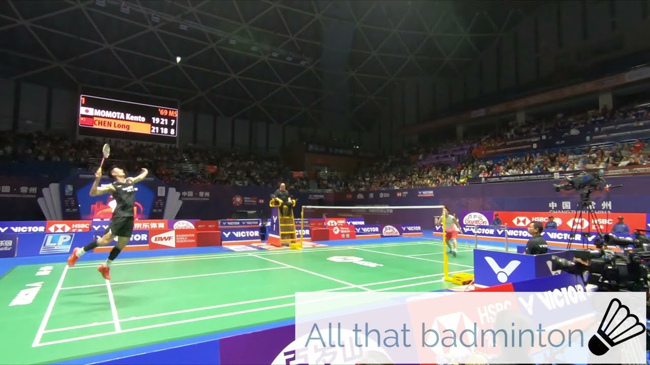 Victor China Open 2019 MS SF Kento Momota vs Chen Long Set3 Part1