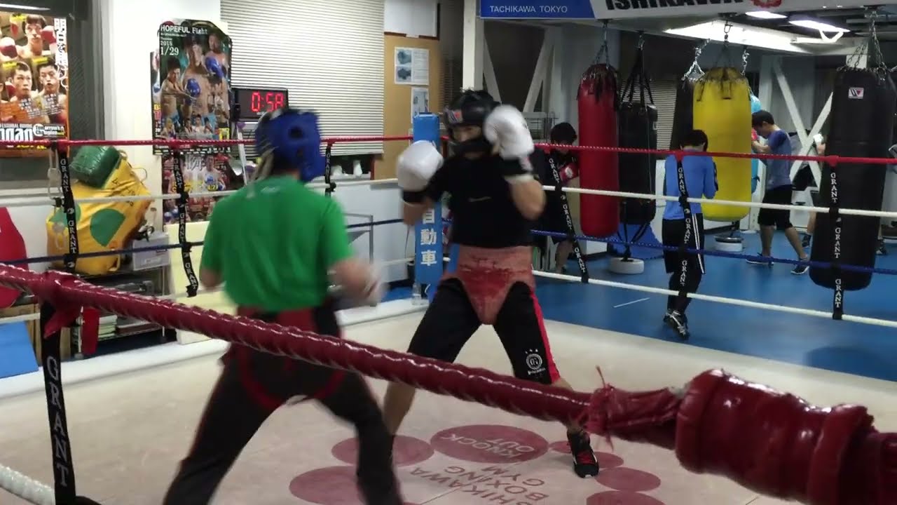 Sparring with a pro② (November 21, 2015)