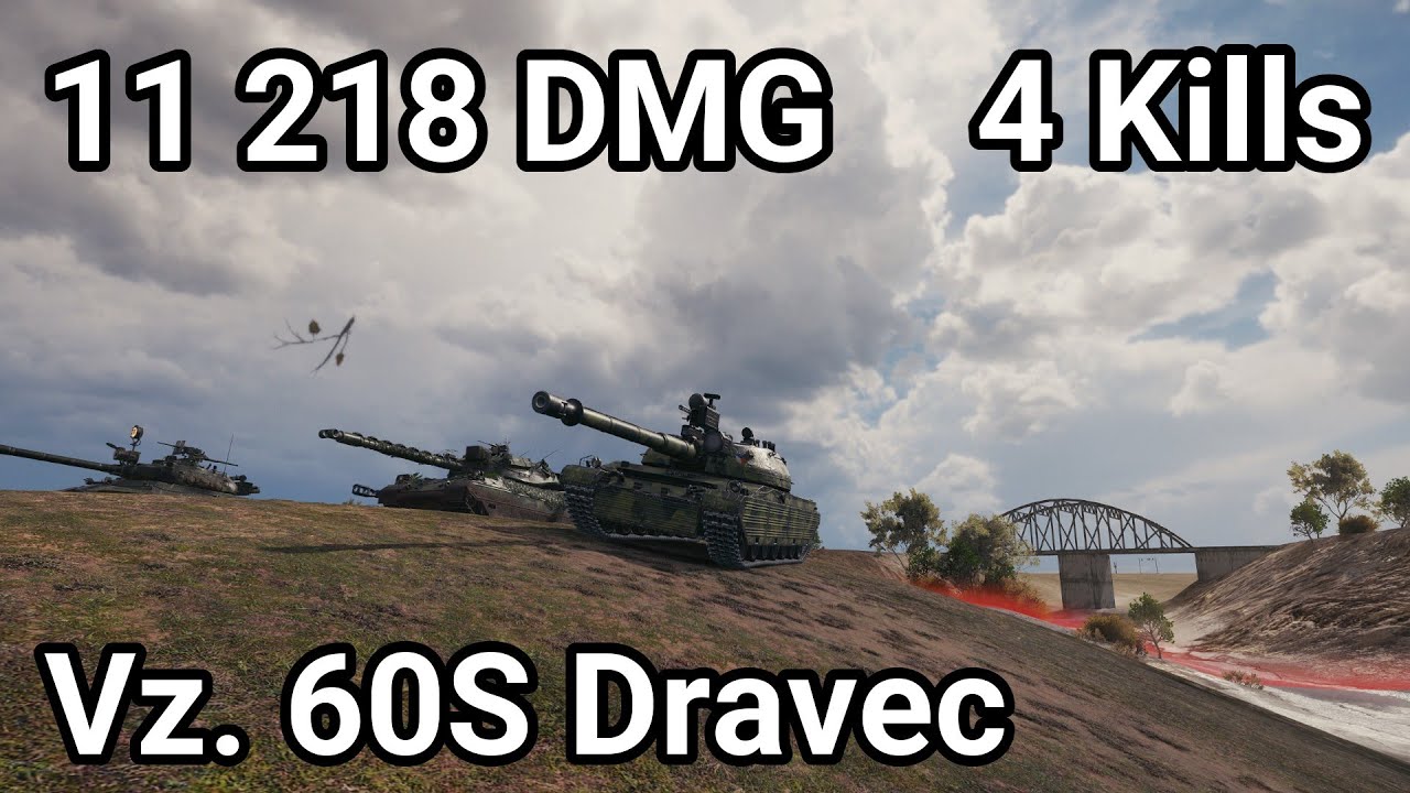 Vz. 60S Dravec - 11 218 damage / 4 kill / 980 blocked / 1 870 assist