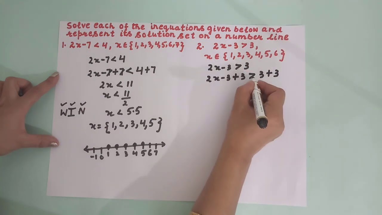 SOLVED EXAMPLES LINEAR INEQUATIONS 3