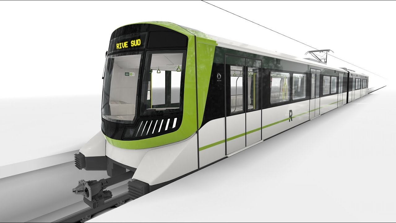 Le REM (Réseau express métropolitain) le premier essai 30 juillet 2023
