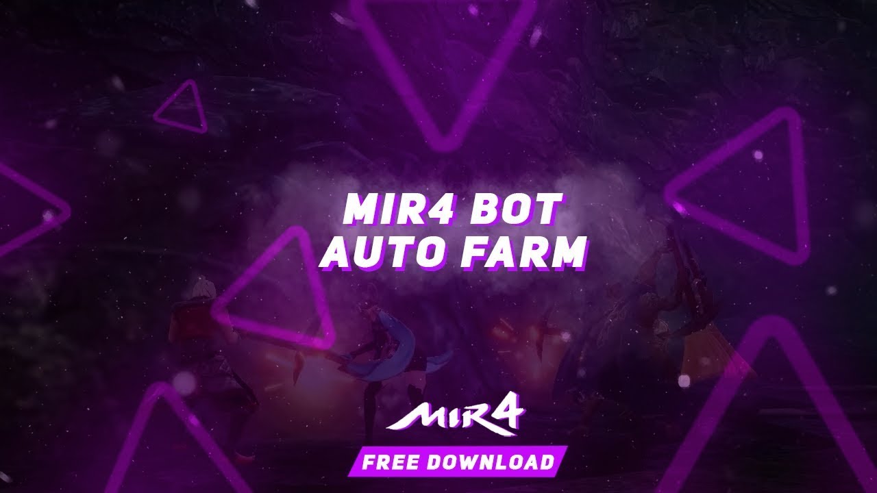 FREE MIR4 HACK - FARMING BOT - TUTORIAL / AutoBattle & Mining BOT  How to Install