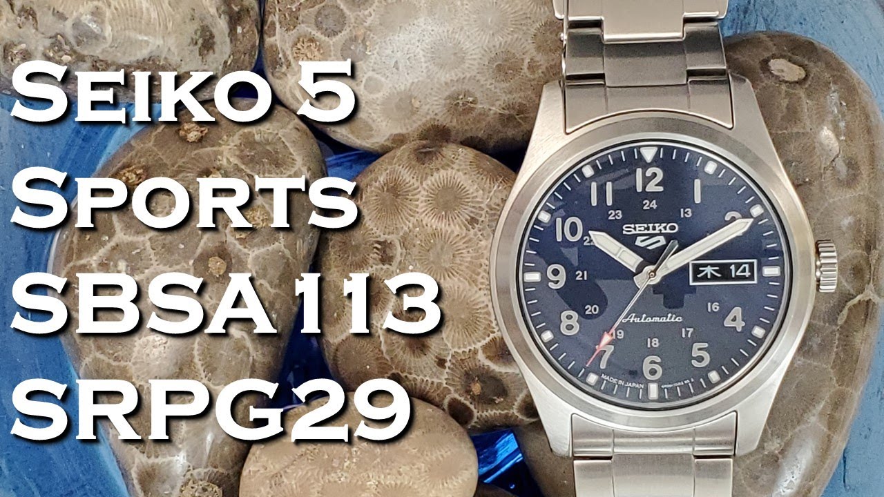 Seiko 5 Sports Field Watch -  SBSA113 / SRPG29