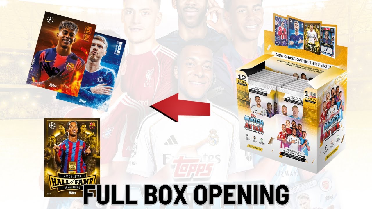 INSANE Match Attax 2025 PULLS! 32 Packs Unleashed