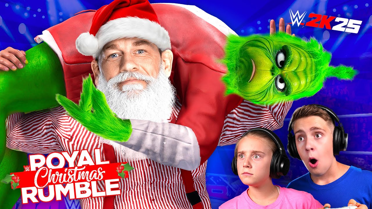 The Merriest WWE Christmas Royal Rumble EVER in WWE 2k25!