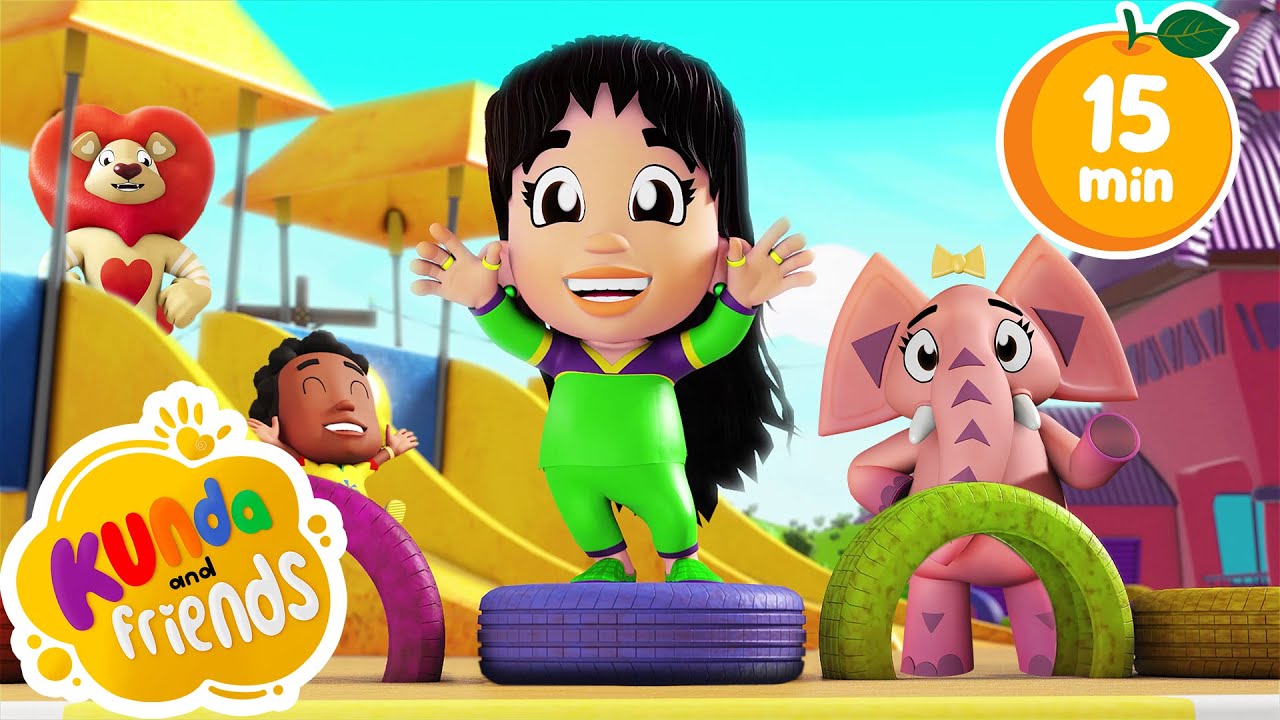 If You're Happy And You Know It + More Nursery Rhymes | Learning Videos For Kids | Kunda & Friends