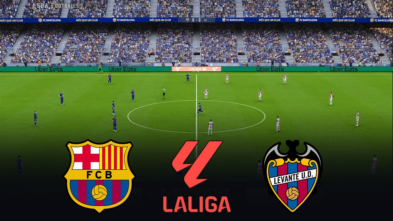 Barcelona vs Levante | La Liga | Full Match Highlight 22-Feb-2026