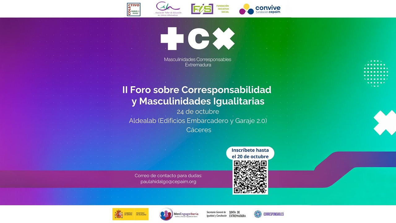 II Foro sobre Corresponsabilidad y masculinidades igualitarias