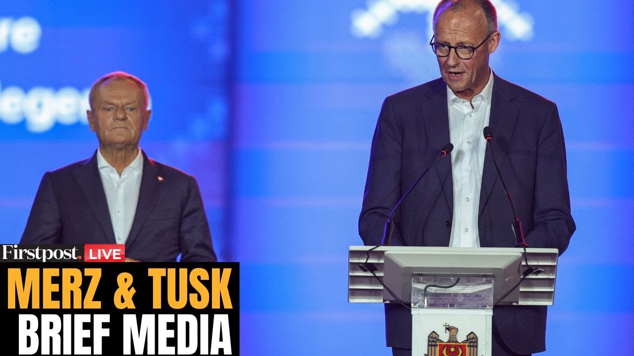 LIVE: Germany's Merz and Poland's Tusk Hold Joint News Conference in Berlin | N18G