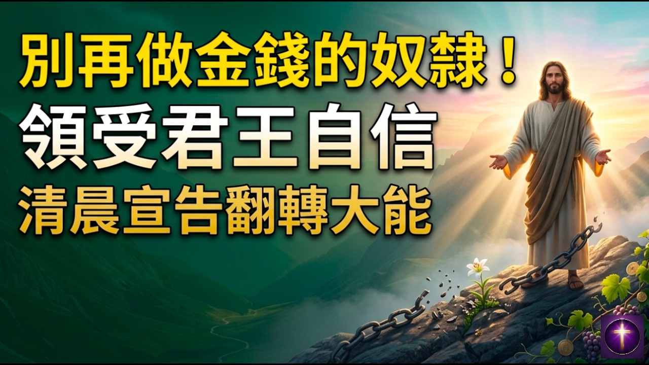 【終結內心耗竭】別再做金錢的奴隸！聽完這支影片，帶著君王般的自信推開家門！| #神聖覺醒 #基督教 #耶穌 #信仰 #禱告 #DivineAwakening #Jesus #God