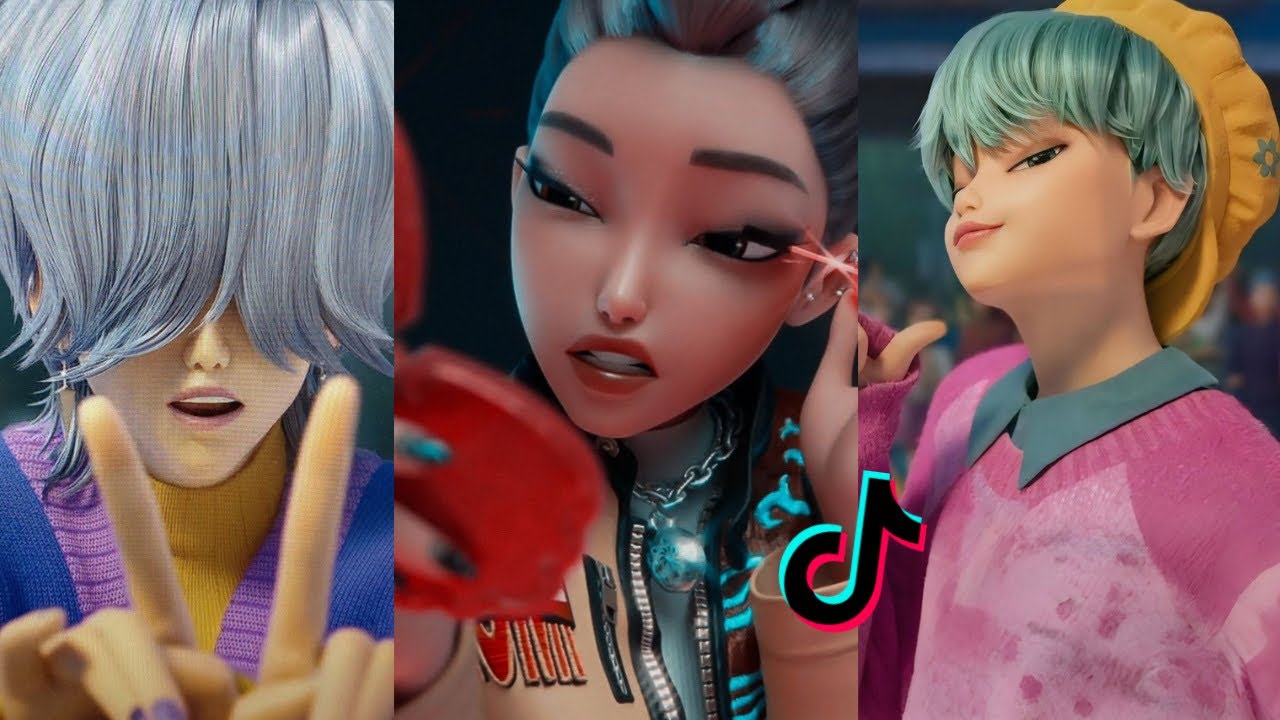 kpop demon hunters edits because I'm obsessed || tiktok compilation #2 ౨ৎ
