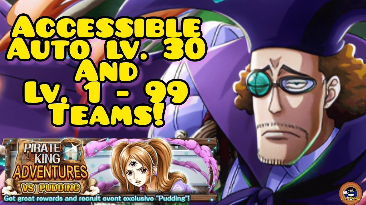 ACCESSIBLE TEAM vs PKA Pudding AUTO TAP lv. 30 and LEVEL 1 - 99 FC Van Ogre [OPTC]