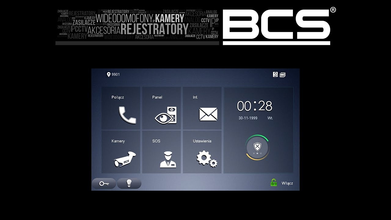 Wideomonitory TCP/IP/SIP BCS