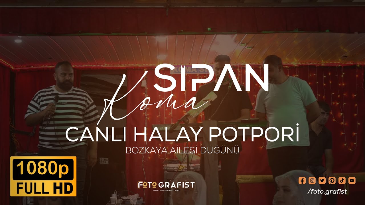 Koma Sîpan | Canlı Halay Potpori | Bozkaya Ailesi Düğünü | 1080p FHD