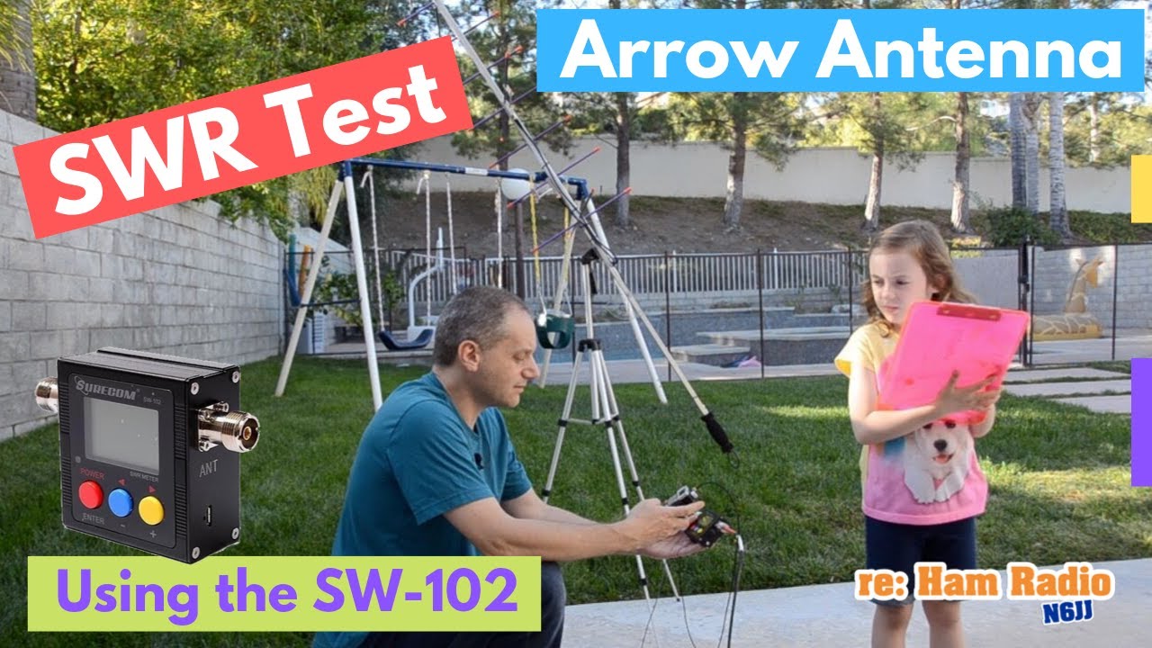 Arrow Antenna SWR VHF/UHF Test - For which frequency is the antenna tuned?