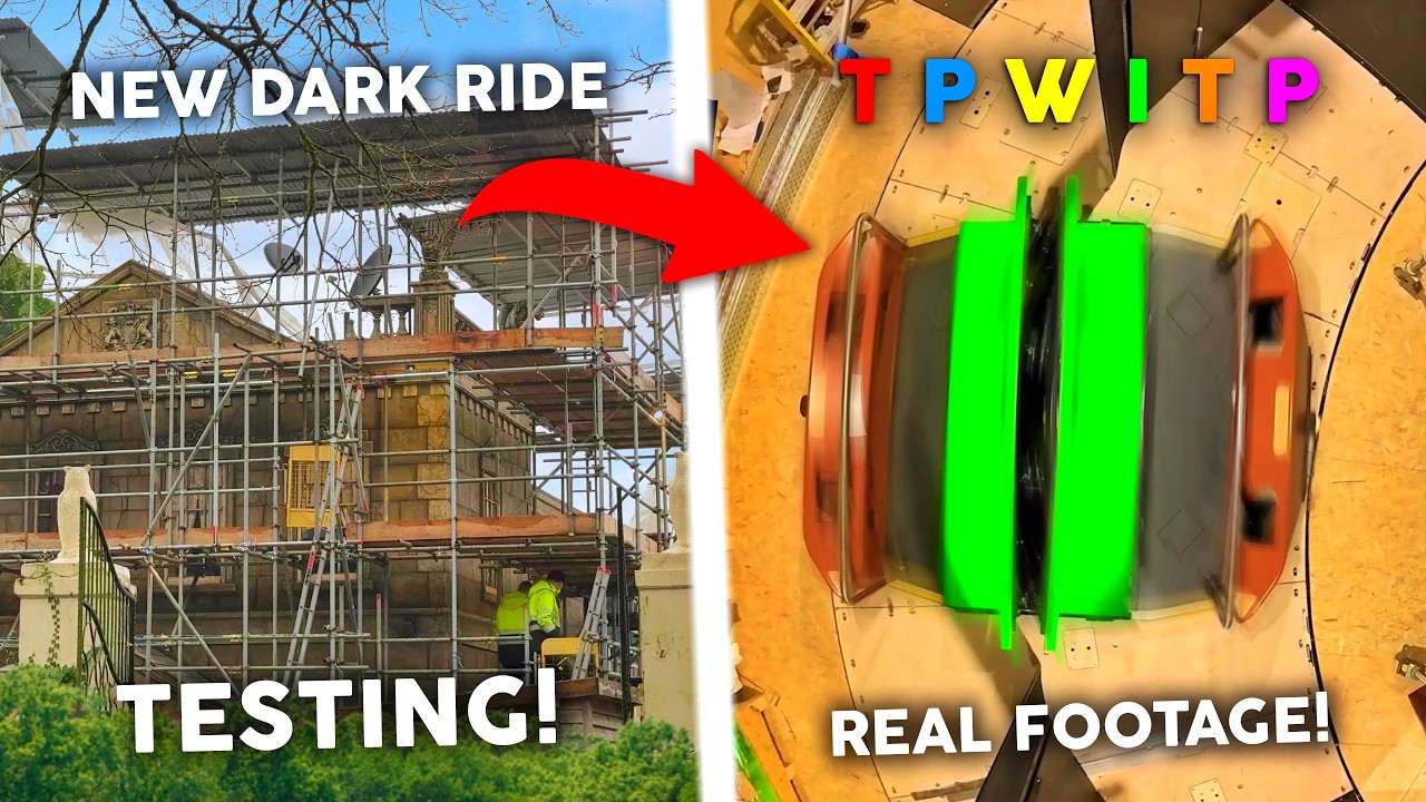 NEW UK Dark Ride TESTING for the FIRST TIME!!