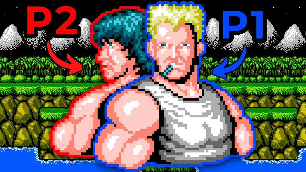 Contra (NES) - HARDEST Co-op Games of All Time! #9