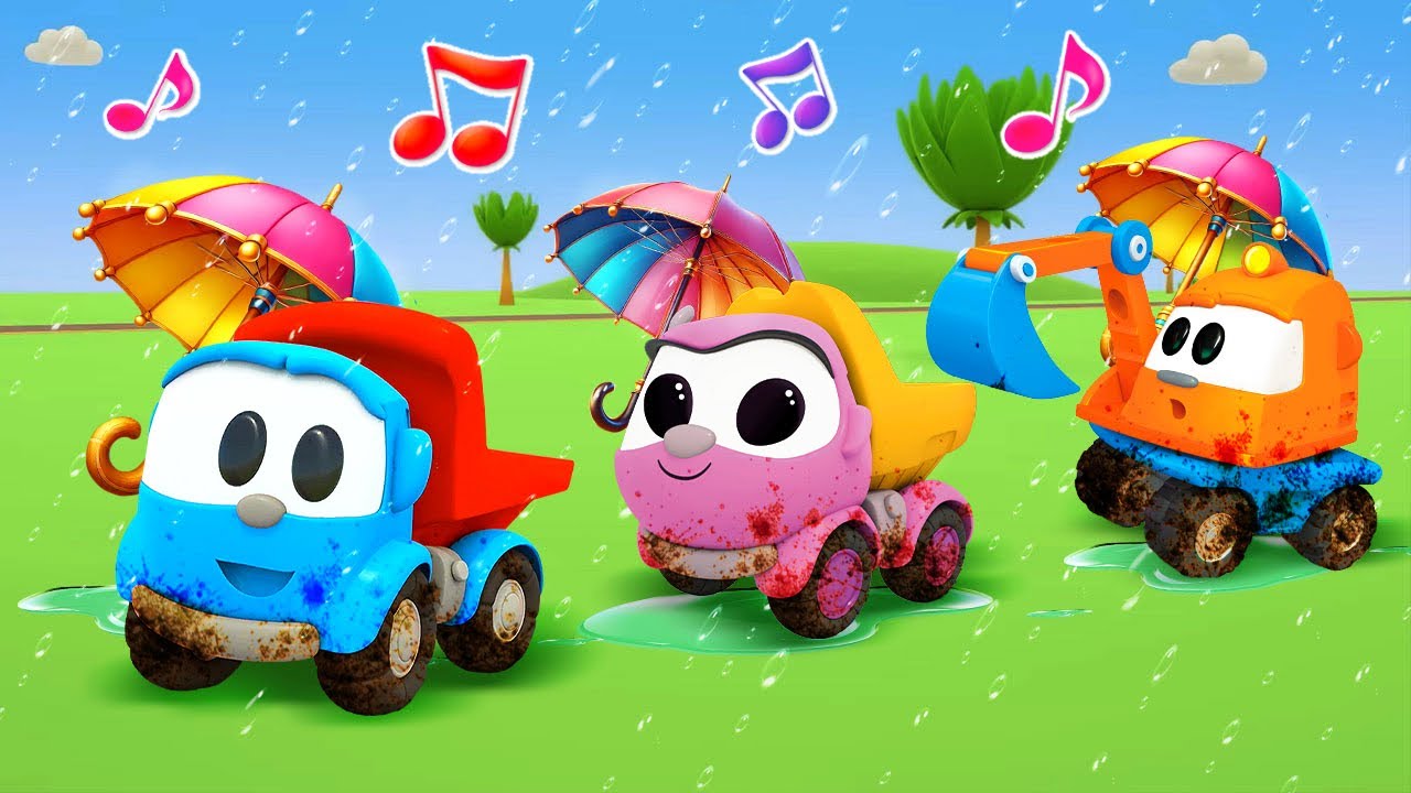 Regen, Regen, Wiedersehen! 🌧️ Ein fr&ouml;hliches Kinderlied mit Leo dem Lastwagen 🚚🎶