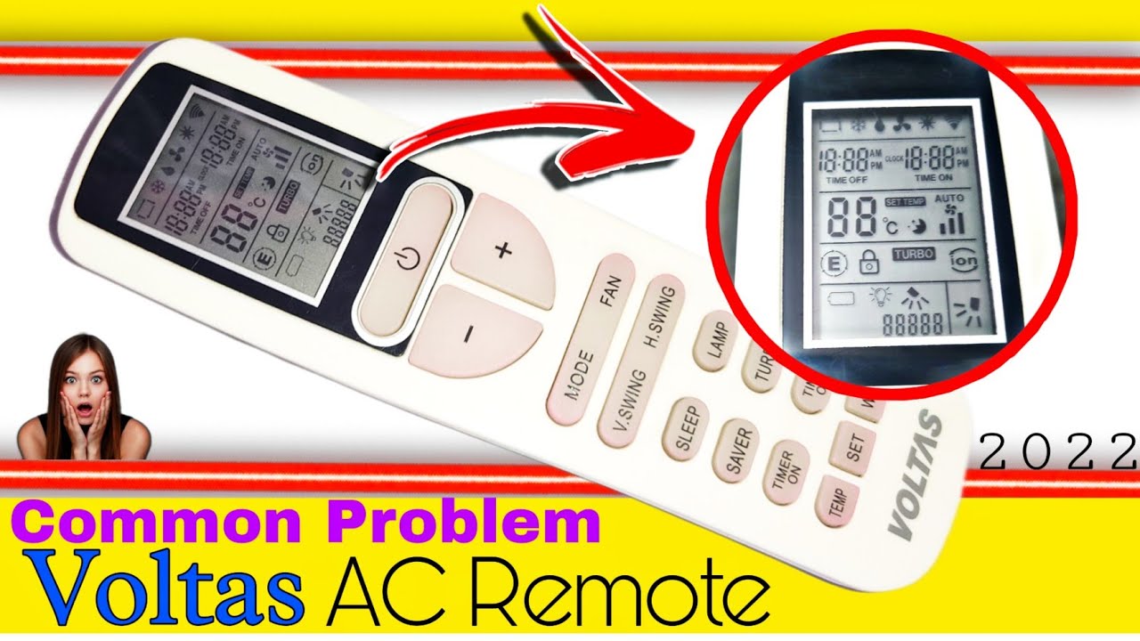 Не работает пульт дистанционного управления Voltas AC (решение) | Работа пульта дистанционного уп...