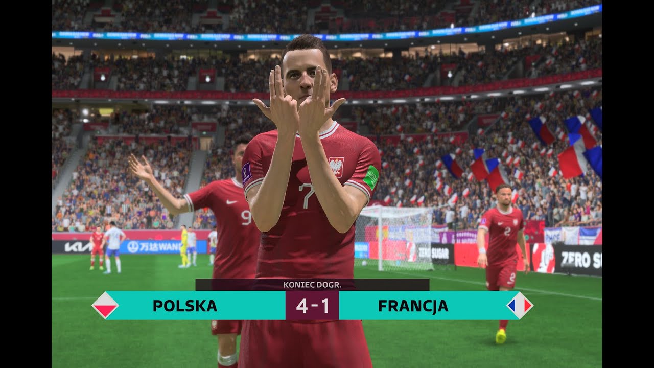 France vs Poland 1/8 Finał Mistrzostw Świata FIFA World Cup 2022 Qatar - FIFA23 #6