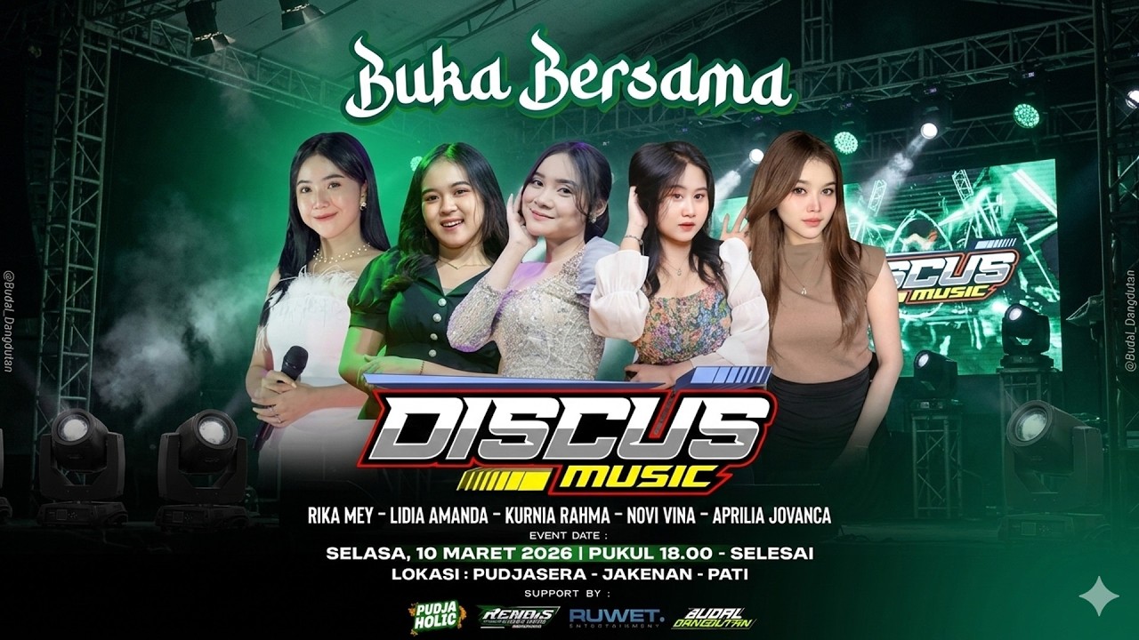 🔴LIVE DISCUS MUSIC - BUKA BERSAMA - LOK PUDJASERA JAKENAN PATI  - RENDIS AUDIO